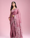 Wine Hues Celebration Saree